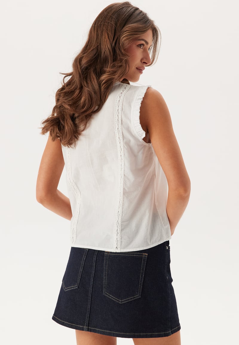 BUBBLEROOM Cotton Lace Blouse