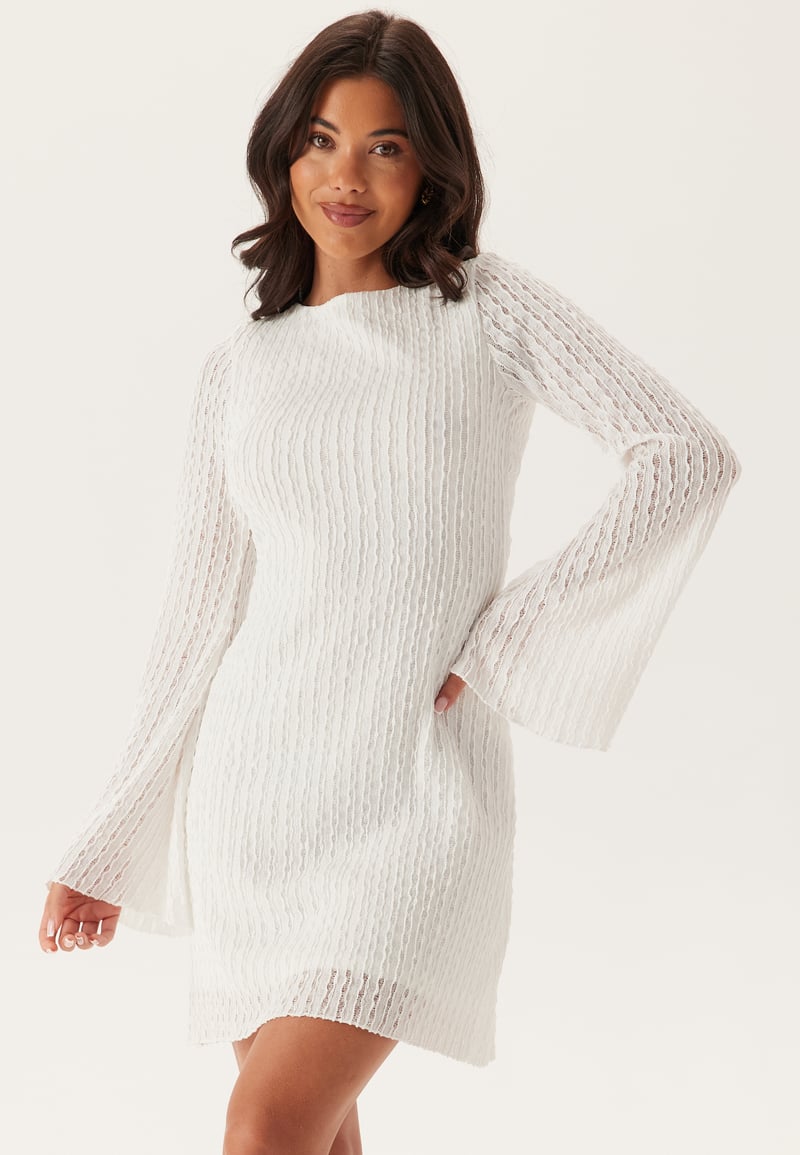 BUBBLEROOM Deep Back Short Structured Dress