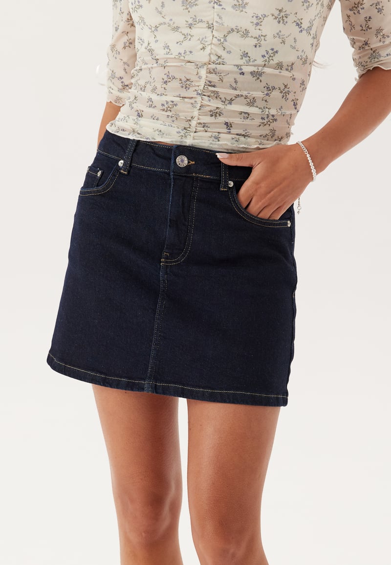 BUBBLEROOM Denim Mini Skirt