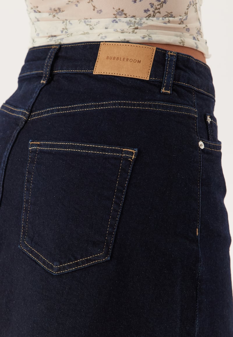 BUBBLEROOM Denim Mini Skirt