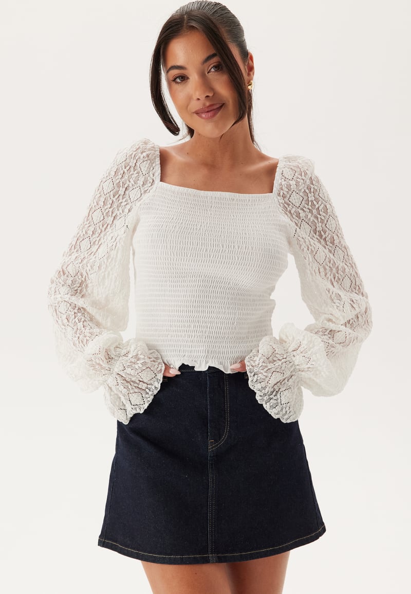 BUBBLEROOM Denim Mini Skirt