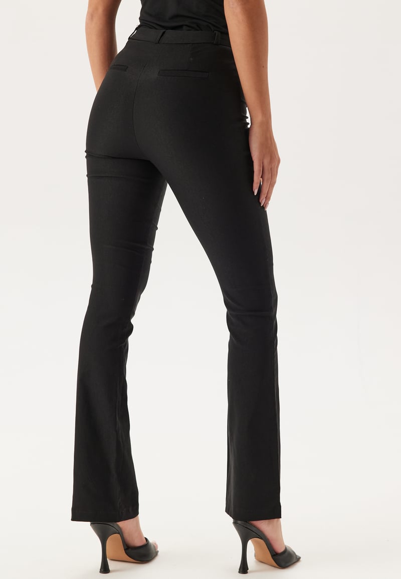 BUBBLEROOM Everly High Waist Stretchy Flared Trousers