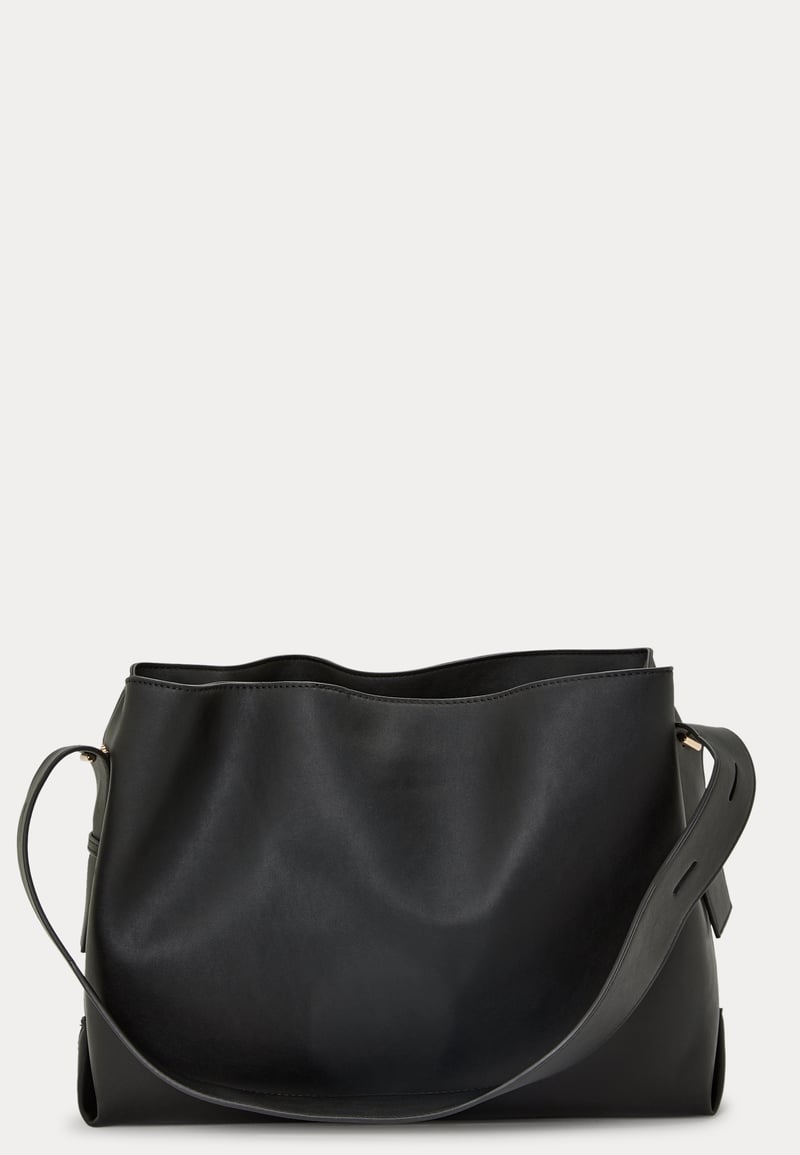 BUBBLEROOM Faux Leather Tote Bag