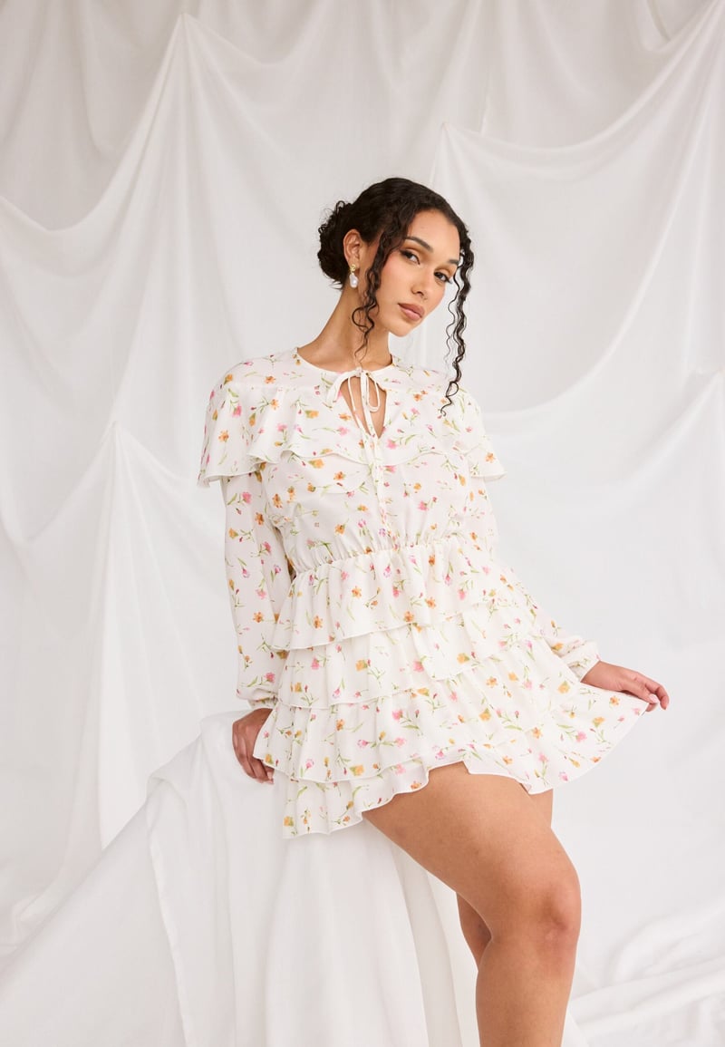 BUBBLEROOM Flounce Short Skirt