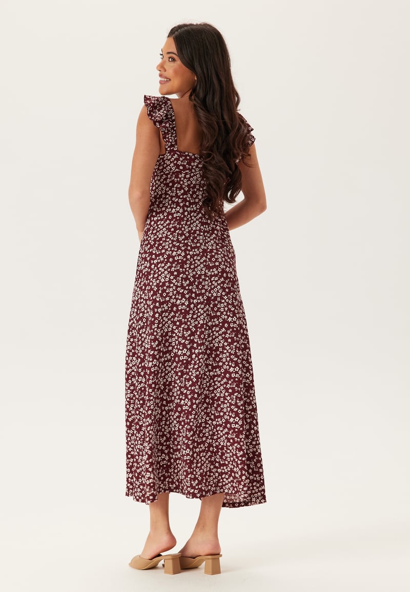 BUBBLEROOM Frill Maxi Dress
