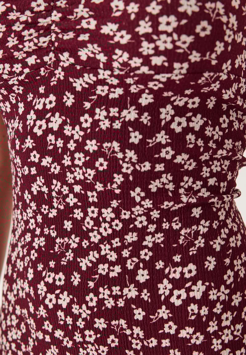 BUBBLEROOM Frill Maxi Dress
