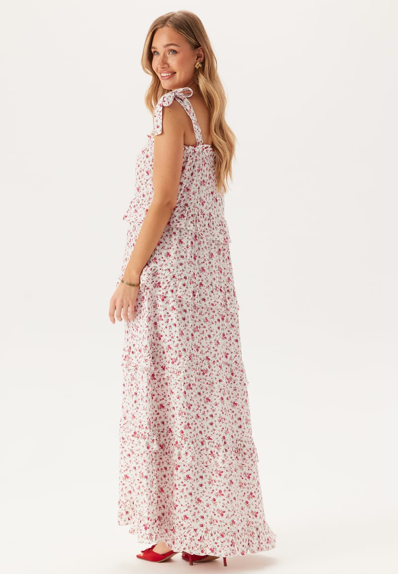 BUBBLEROOM Frill Maxi Viscose Dress