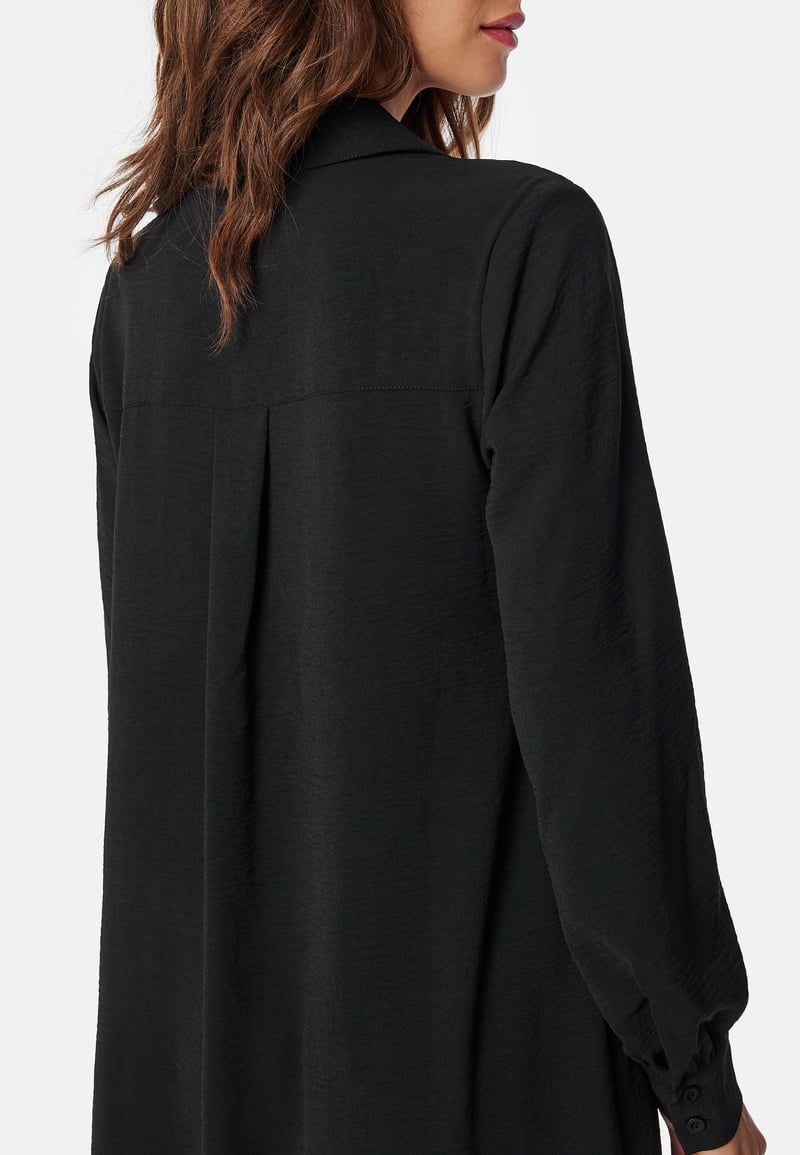 BUBBLEROOM Hidden Button Shirt Dress