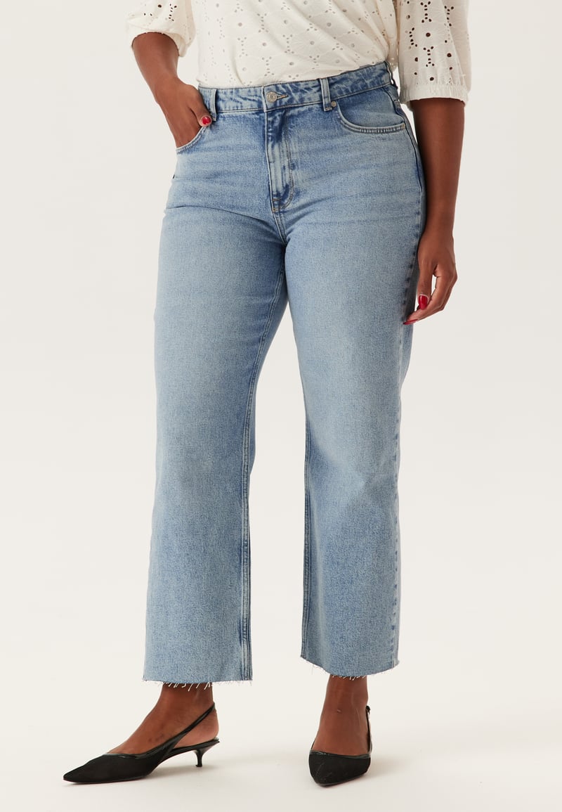 BUBBLEROOM High Straight Ankle Jeans