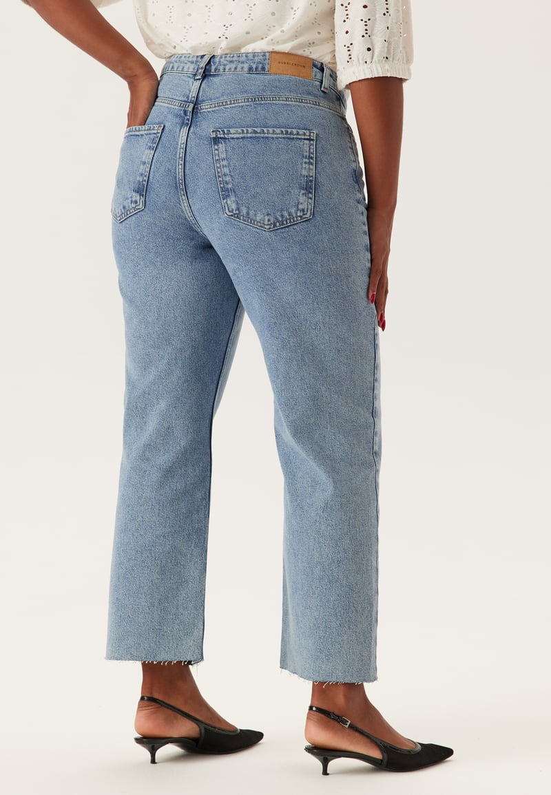 BUBBLEROOM High Straight Ankle Jeans