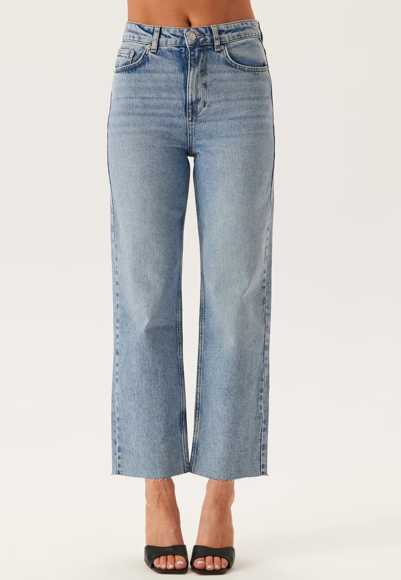 BUBBLEROOM High Straight Ankle Jeans