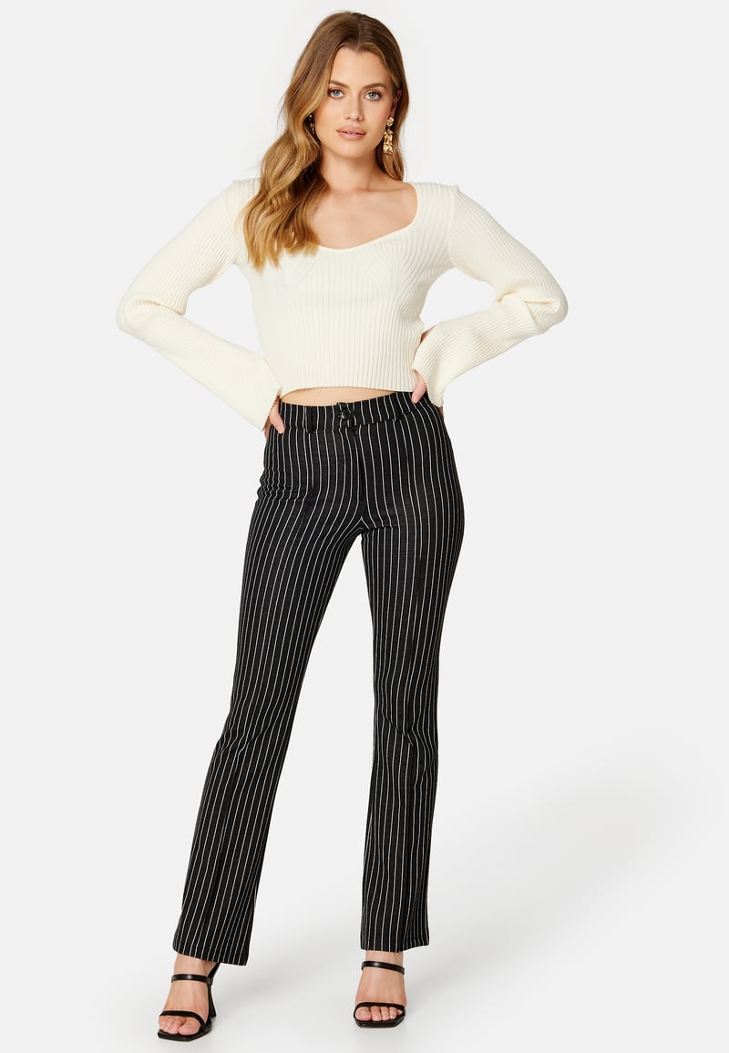 BUBBLEROOM Soft flared suit trousers