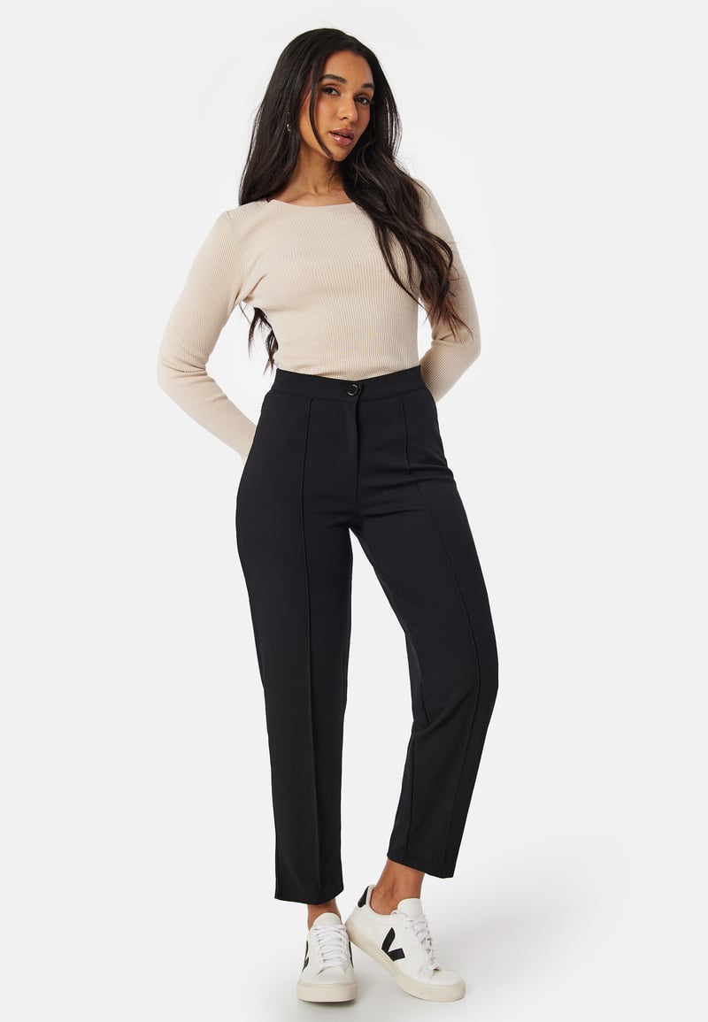BUBBLEROOM Soft Suit Ankle Trousers