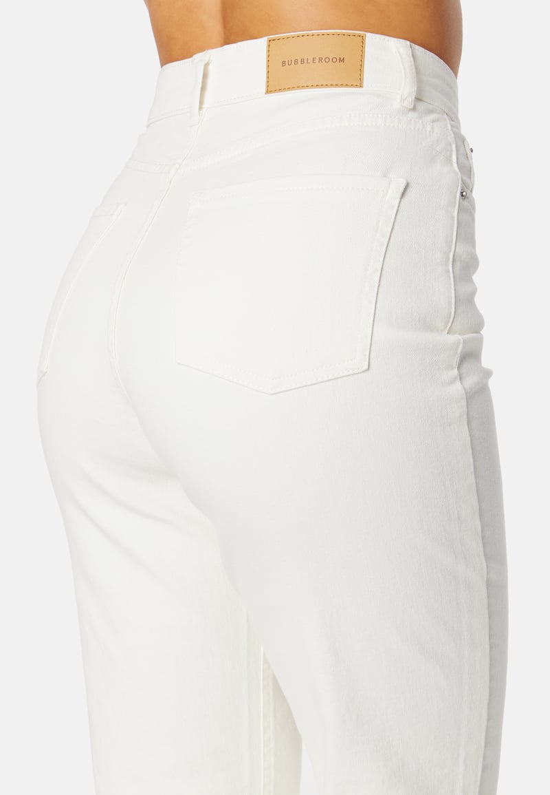 BUBBLEROOM Straight High Waist Jeans