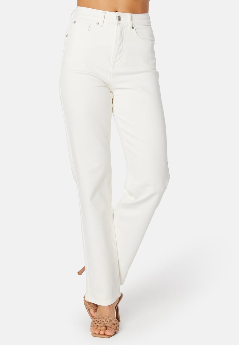 BUBBLEROOM Straight High Waist Jeans