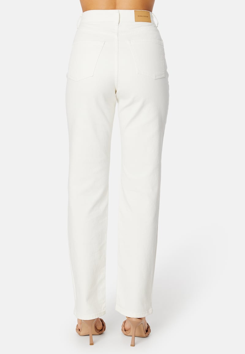 BUBBLEROOM Straight High Waist Jeans