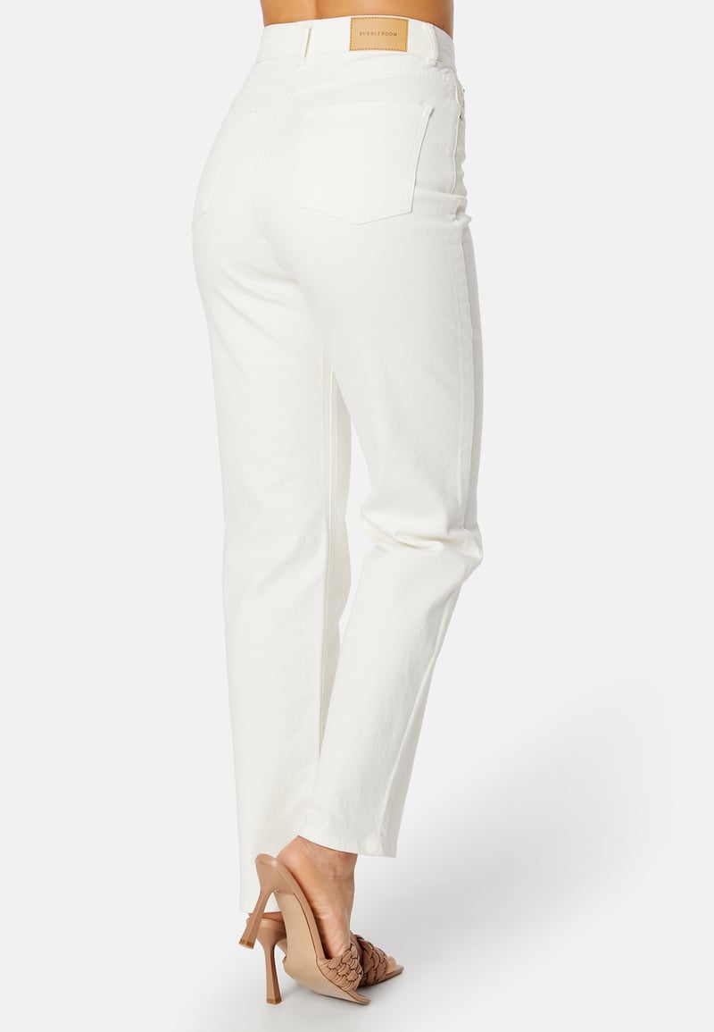 BUBBLEROOM Straight High Waist Jeans