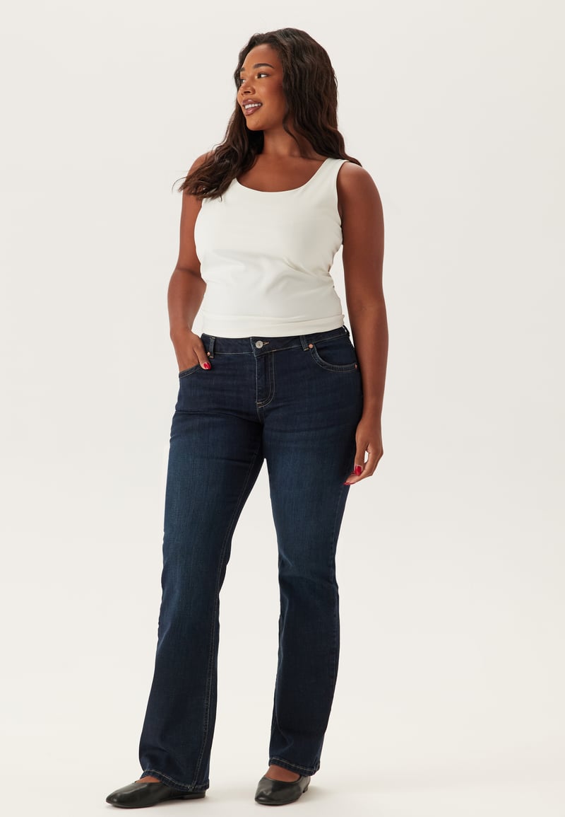 BUBBLEROOM Low Bootcut Flap Jeans