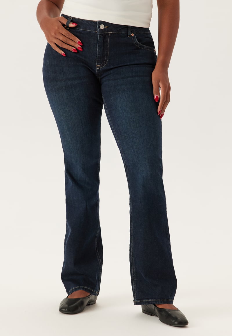 BUBBLEROOM Low Bootcut Flap Jeans