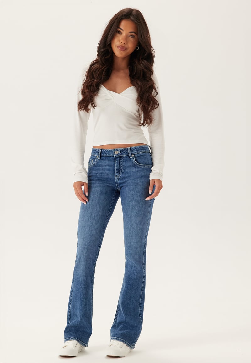 BUBBLEROOM Low Bootcut Flap Jeans
