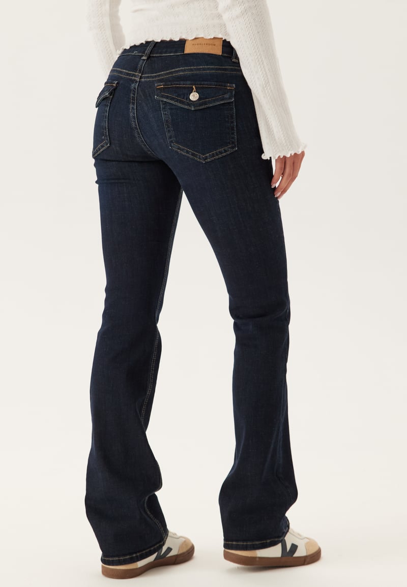 BUBBLEROOM Low Bootcut Flap Jeans