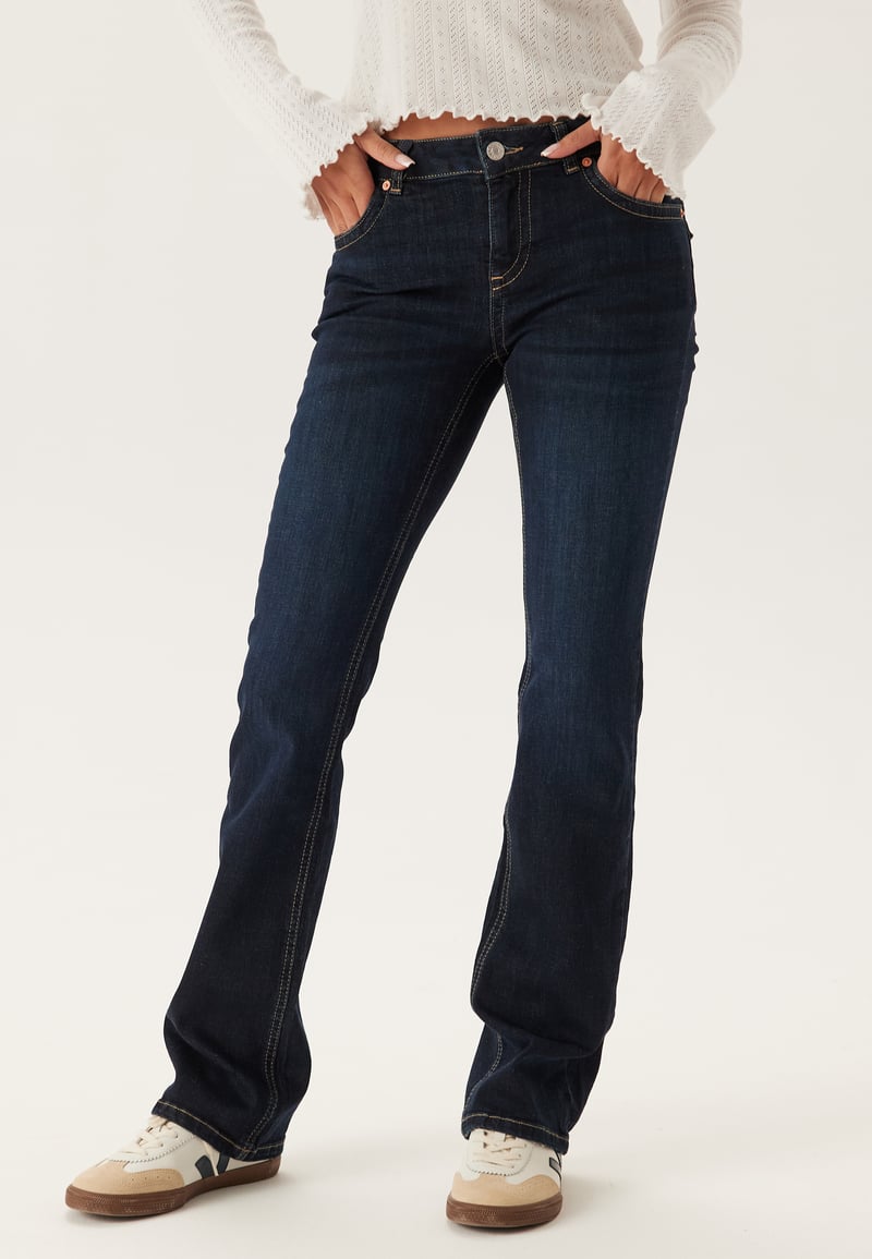 BUBBLEROOM Low Bootcut Flap Jeans