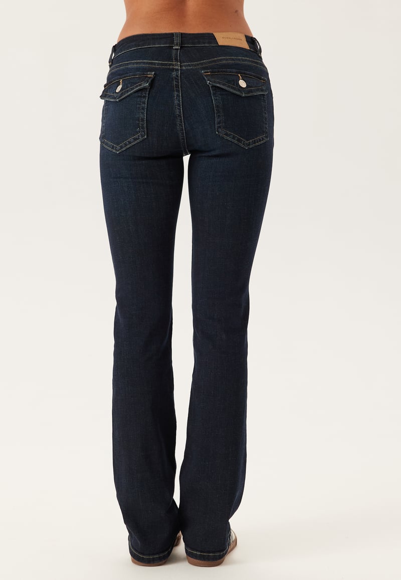 BUBBLEROOM Low Bootcut Flap Jeans