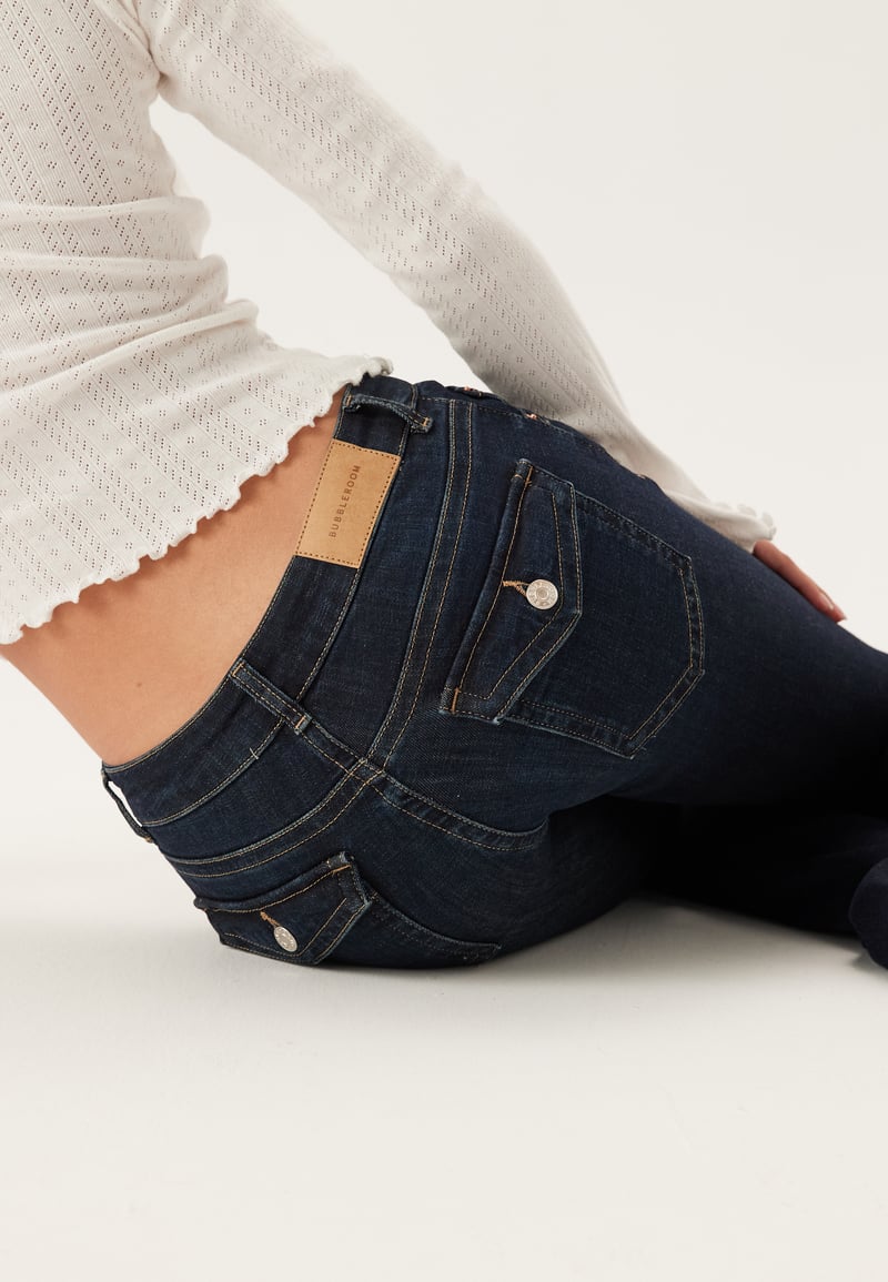 BUBBLEROOM Low Bootcut Flap Jeans