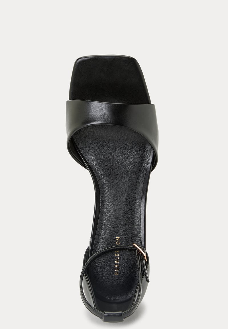 BUBBLEROOM Low Heel Sandal 