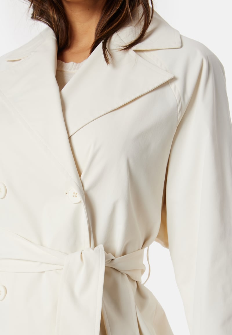 BUBBLEROOM Belted Midi Trenchcoat