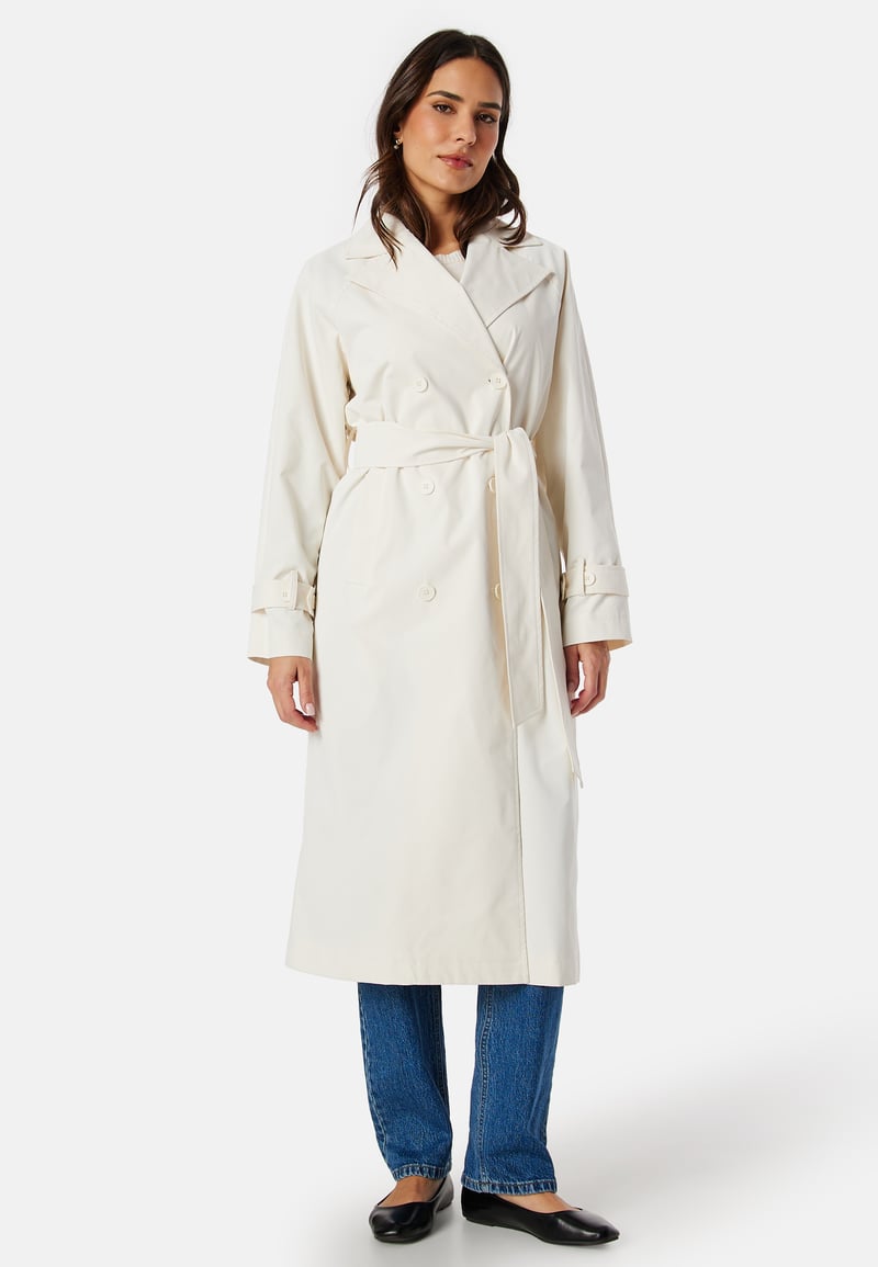 BUBBLEROOM Belted Midi Trenchcoat