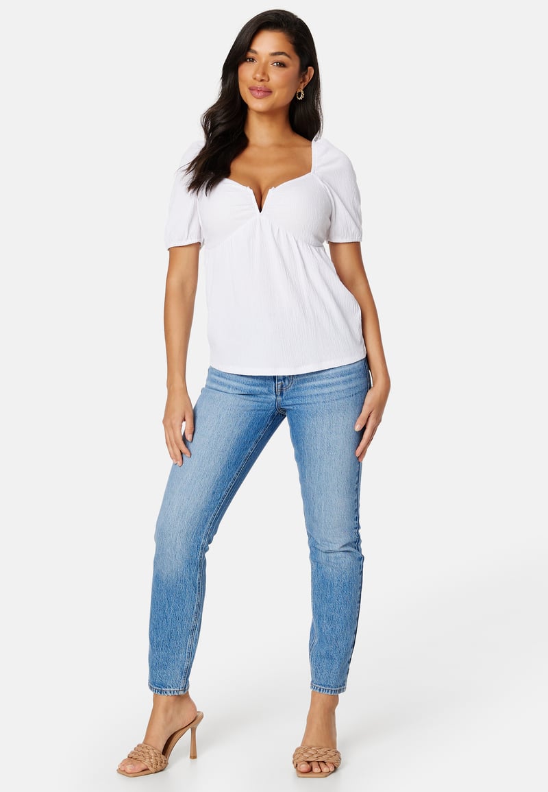 BUBBLEROOM Manda puff sleeve top