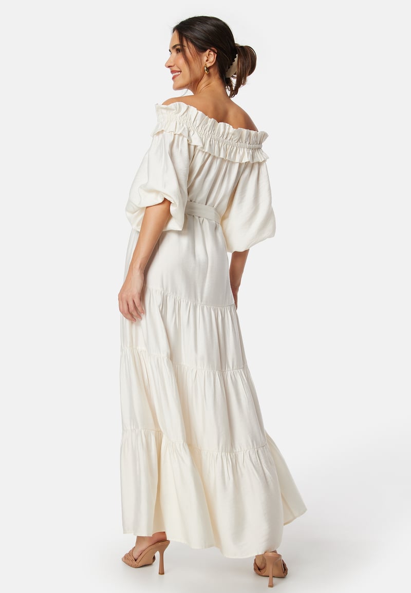 Bubbleroom Occasion Off Shoulder Maxi Dress