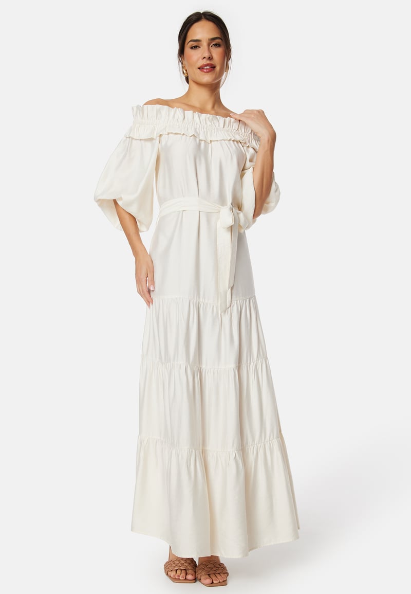 Bubbleroom Occasion Off Shoulder Maxi Dress
