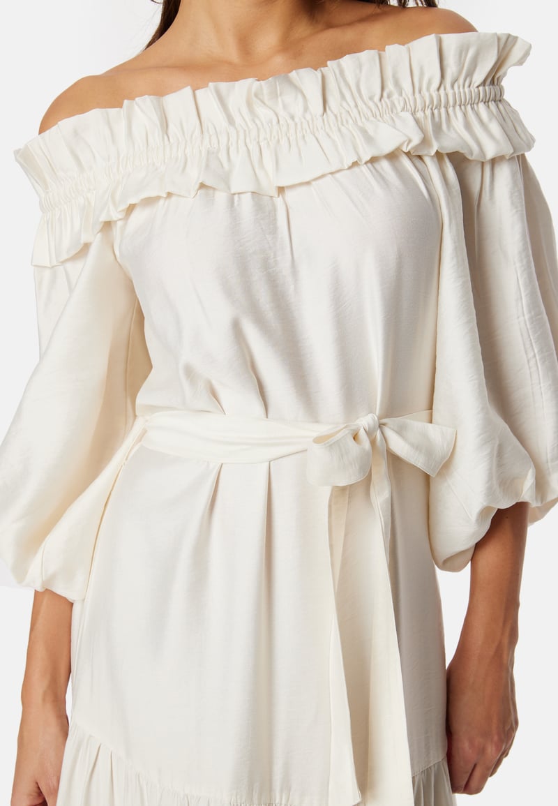 Bubbleroom Occasion Off Shoulder Maxi Dress