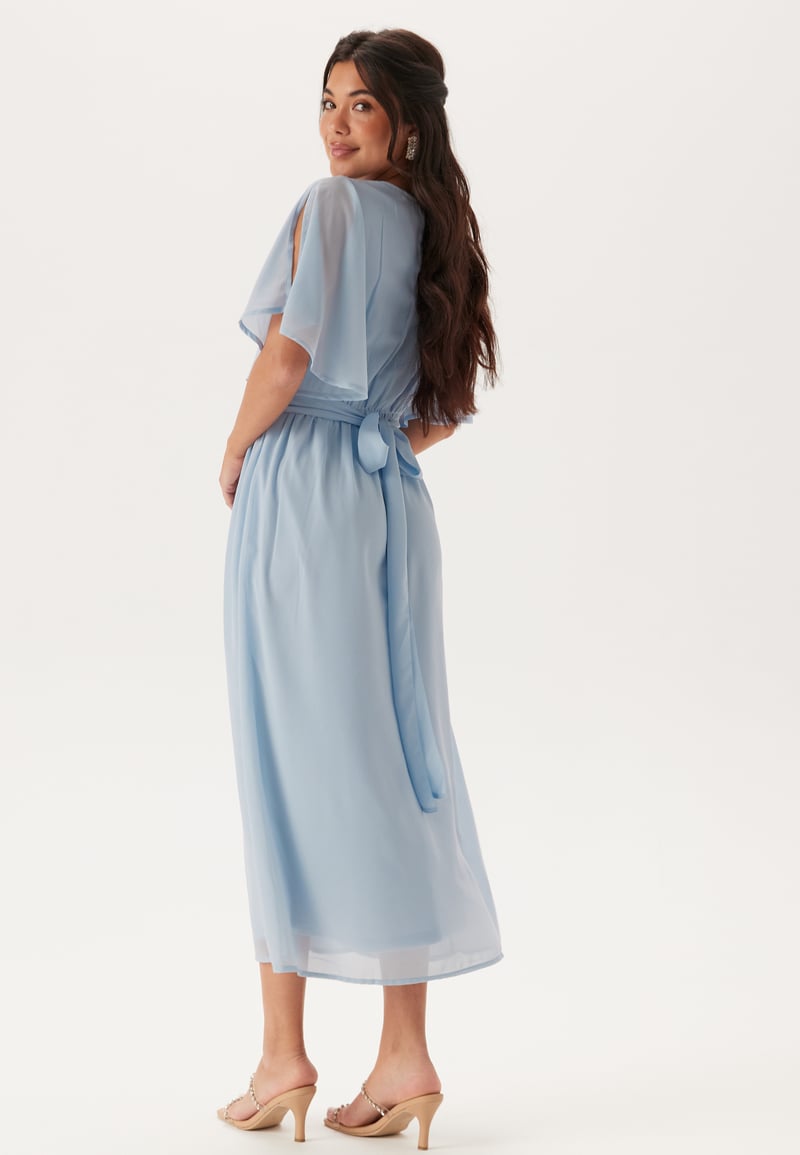 Bubbleroom Occasion Butterfly Sleeve Midi Dress