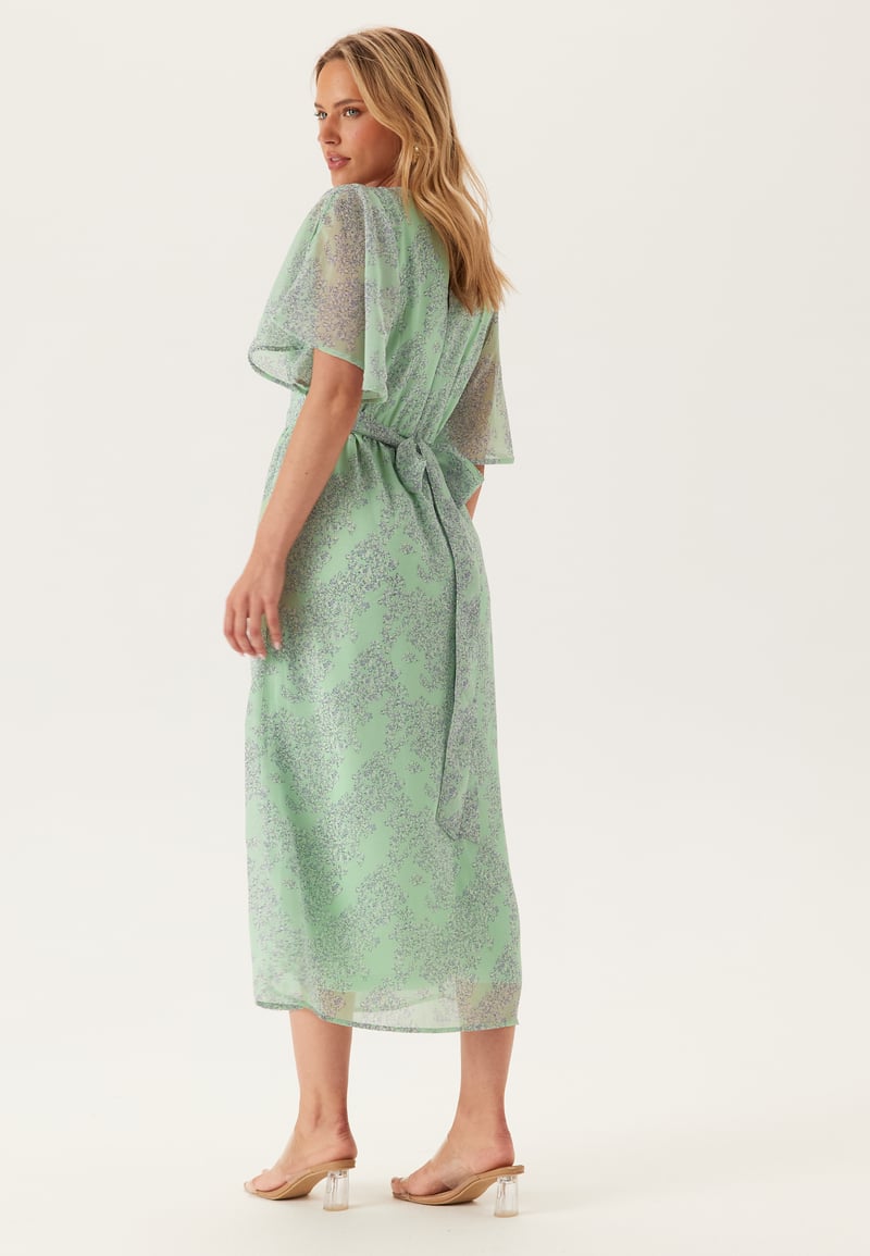 Bubbleroom Occasion Butterfly Sleeve Midi Dress