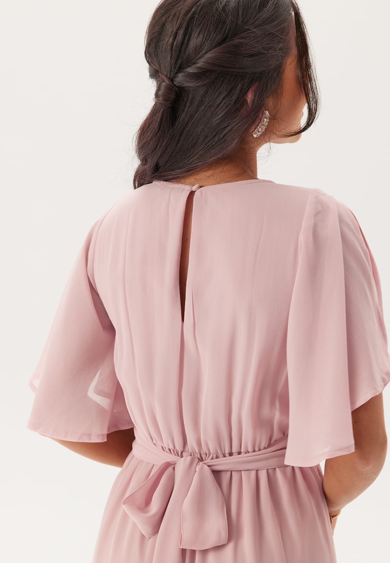 Bubbleroom Occasion Butterfly Sleeve Midi Dress