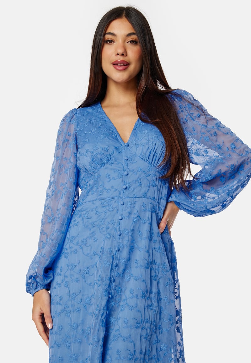 Bubbleroom Occasion Embroidered Midi Dress