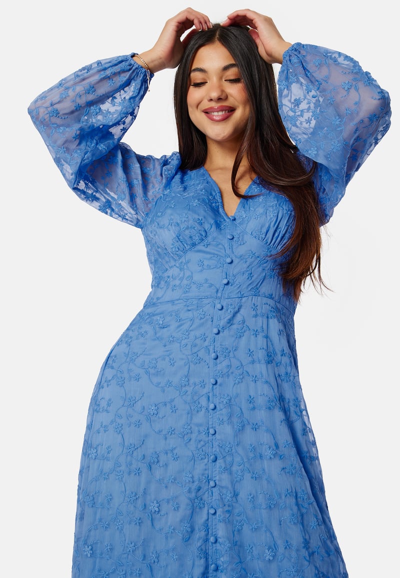 Bubbleroom Occasion Embroidered Midi Dress