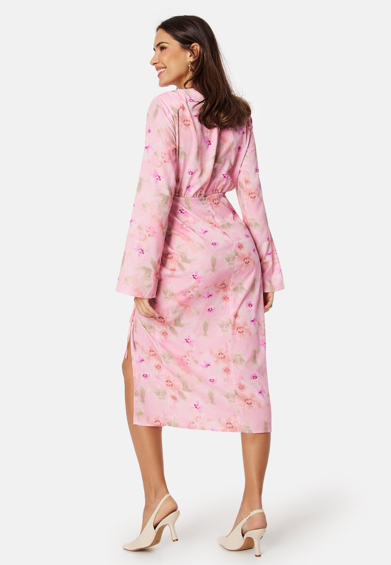 Bubbleroom Occasion Drawstring L/S Midi Dress