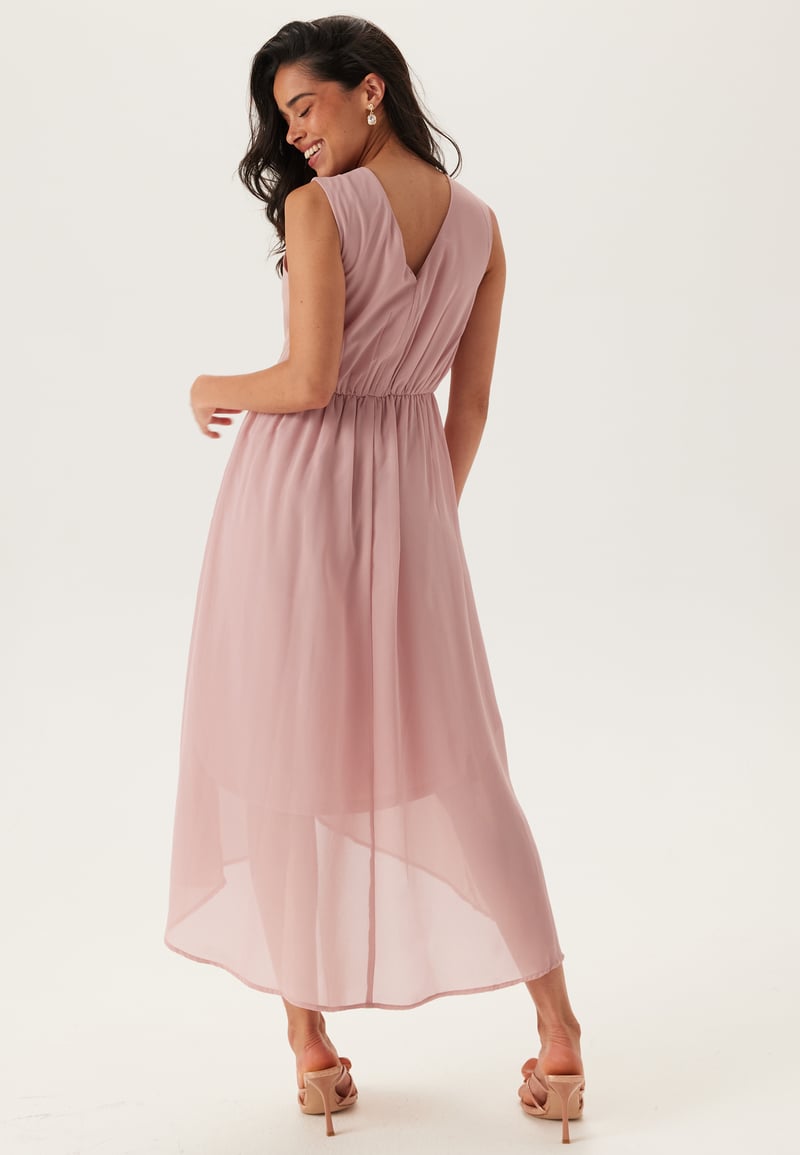 Bubbleroom Occasion High-Low Sleeveless Chiffon Dress