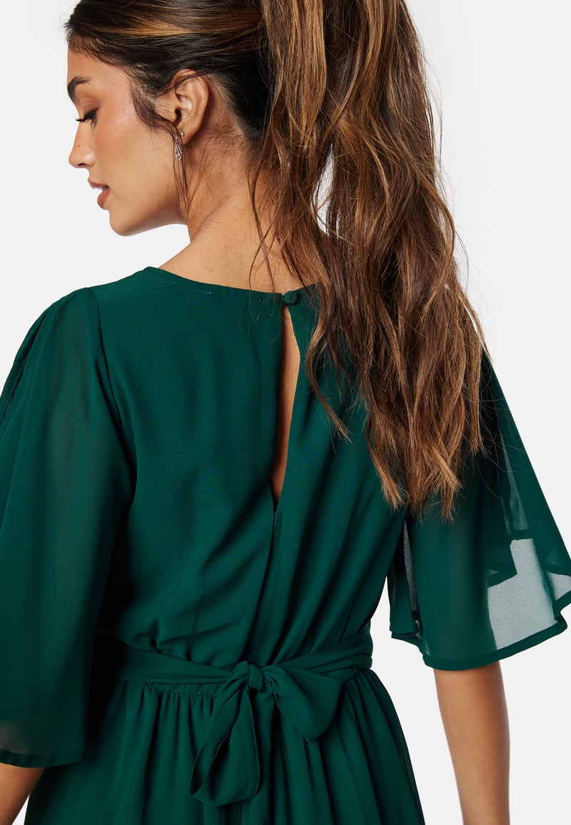 Bubbleroom Occasion Butterfly Sleeve Midi Dress