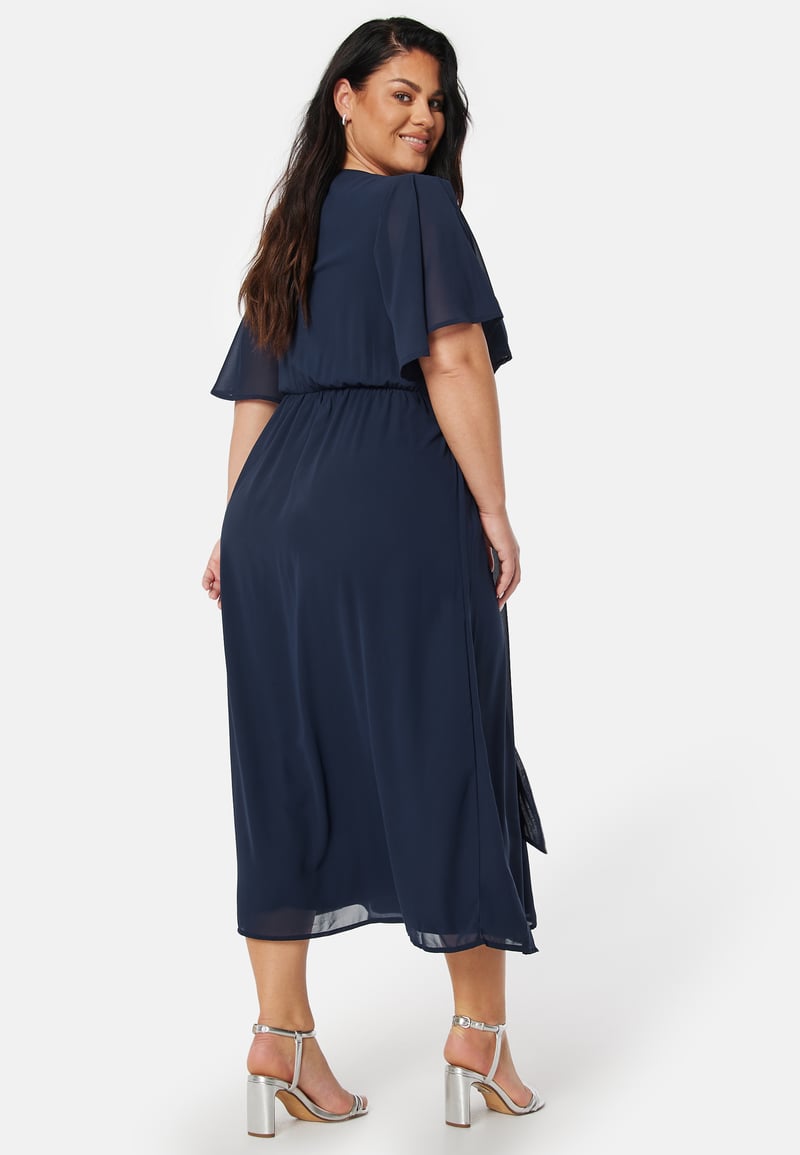 Bubbleroom Occasion Butterfly Sleeve Midi Dress