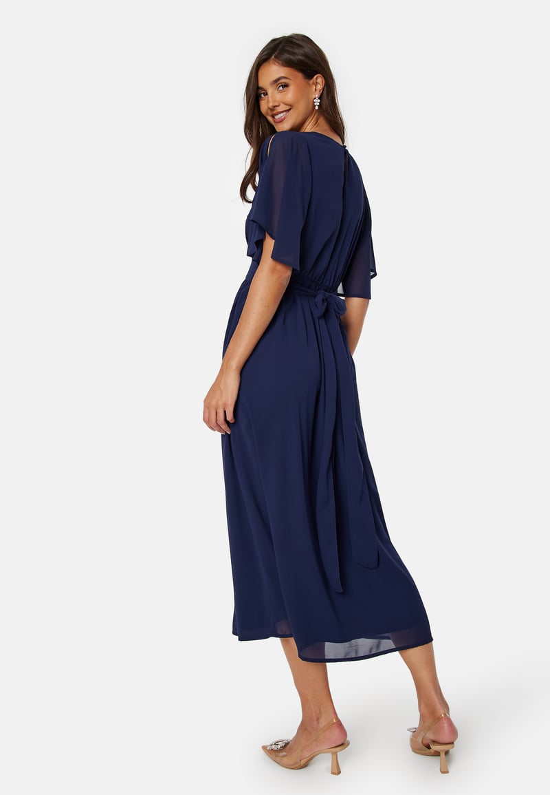Bubbleroom Occasion Butterfly Sleeve Midi Dress