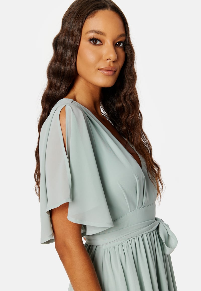 Bubbleroom Occasion Butterfly Sleeve Midi Dress