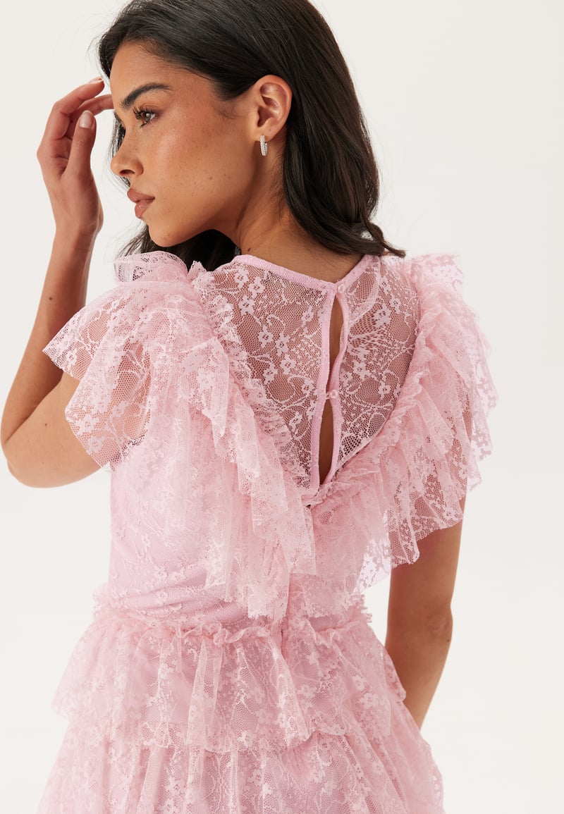 Bubbleroom Occasion Lace Frill Short Dress