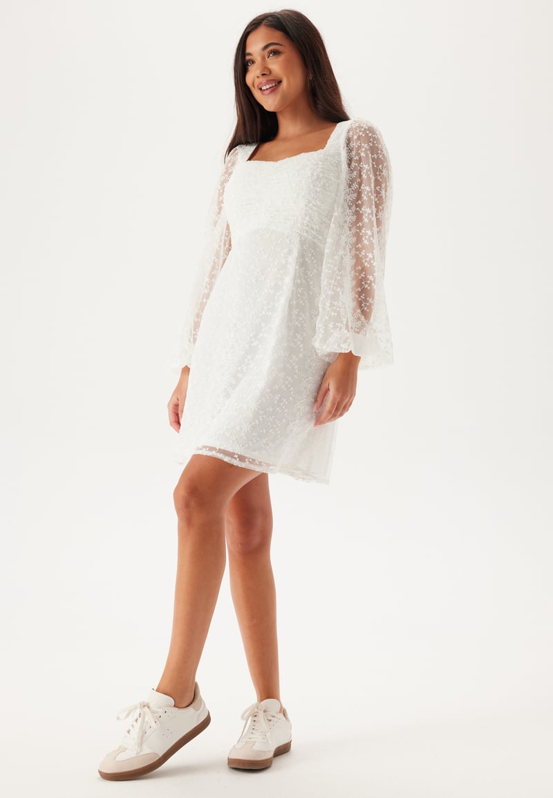 Bubbleroom Occasion Ruched L/S Short Dress