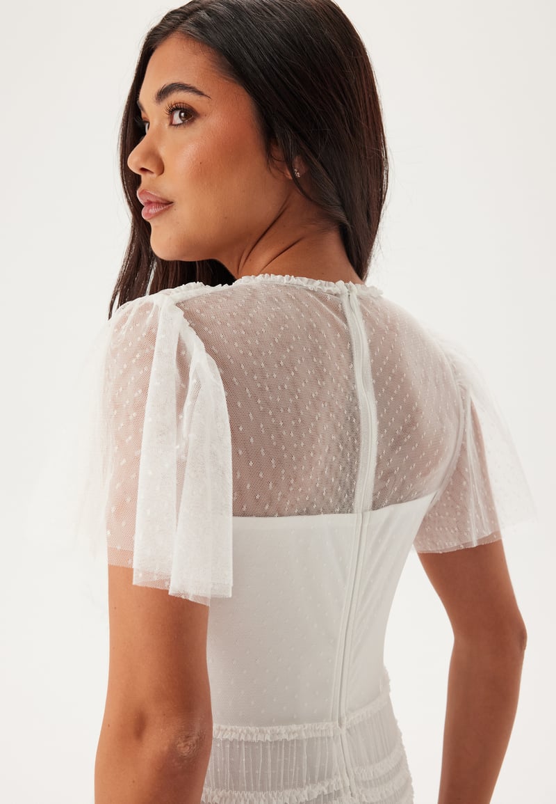 Bubbleroom Occasion Sonia Mesh Frill Dress