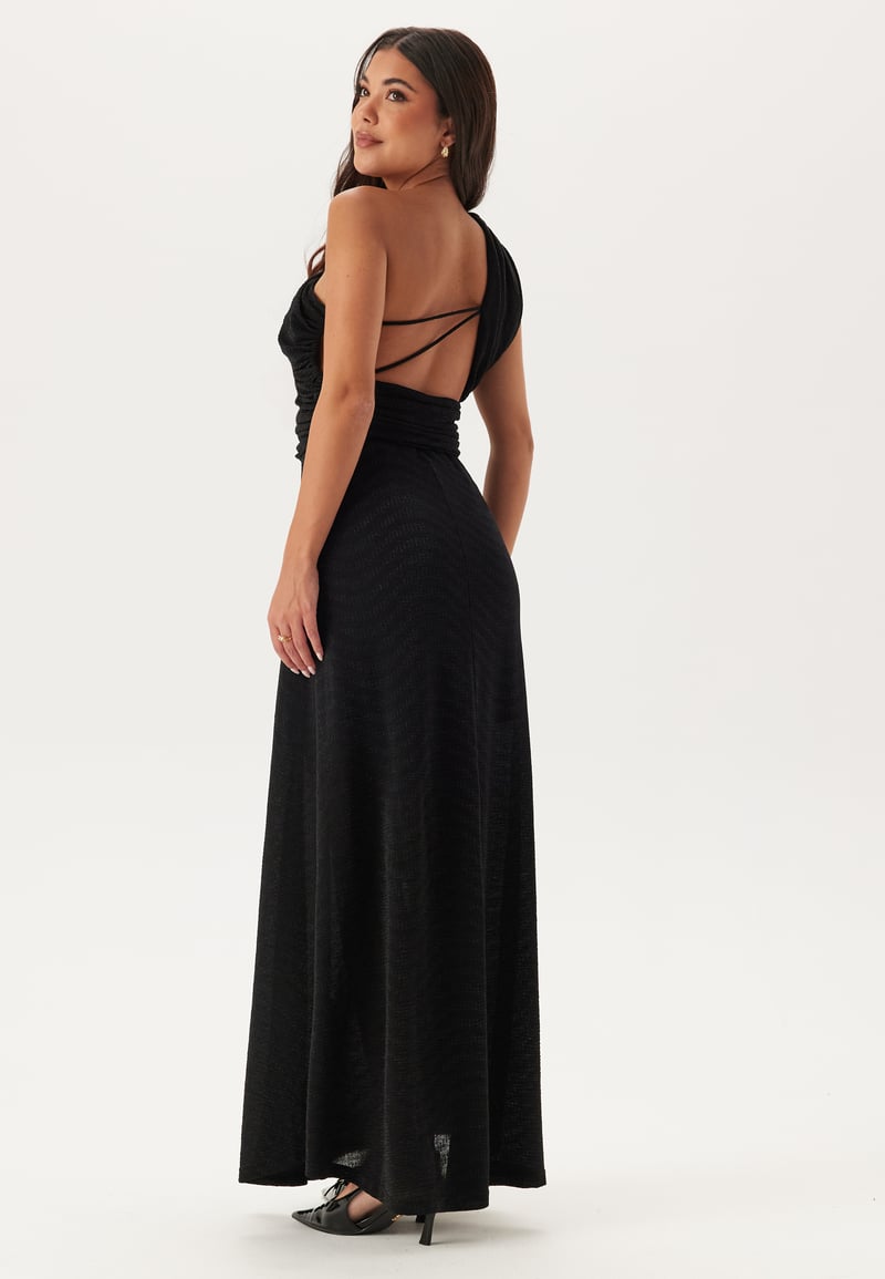 Bubbleroom Occasion Sparkling One shoulder Soft Maxi Dress